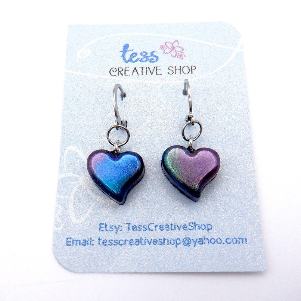 Small Dainty Resin Earrings NEW